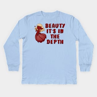 Weirdmaids - beauty in the depth Kids Long Sleeve T-Shirt